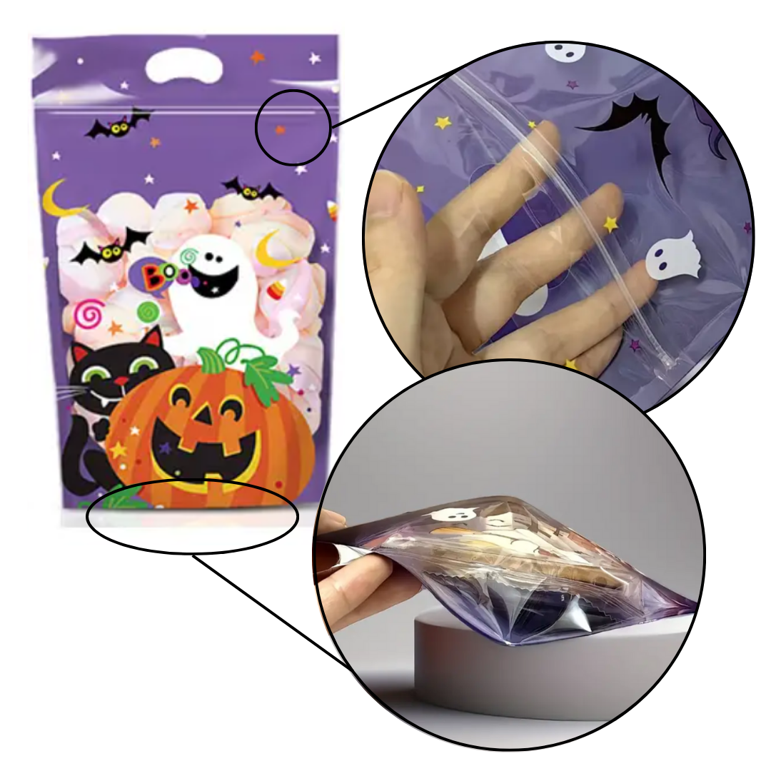 Boo Ghost Pumpkin Goodie Bag 12 Pack